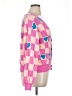 BaeVely Hearts Pink Cardigan Size L - photo 4