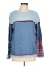 Unbranded 100% Viscose Color Block Blue Pullover Sweater Size L - photo 1