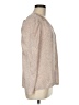 Ann Taylor 100% Polyester Tan Long Sleeve Blouse Size 6 - photo 4