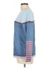 Unbranded 100% Viscose Color Block Blue Pullover Sweater Size L - photo 5