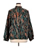 Unbranded 100% Polyester Teal Long Sleeve Blouse Size XL - photo 1
