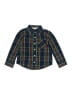 Rugged Butts 100% Cotton Plaid Blue Long Sleeve Button-Down Shirt Size 4T - photo 1