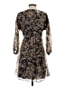 Madewell 100% Polyester Floral Brown Casual Dress Size XXS - photo 2