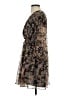 Madewell 100% Polyester Floral Brown Casual Dress Size XXS - photo 5