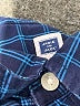 Janie and Jack 100% Cotton Plaid Blue Long Sleeve Button-Down Shirt Size 18-24 mo - photo 3