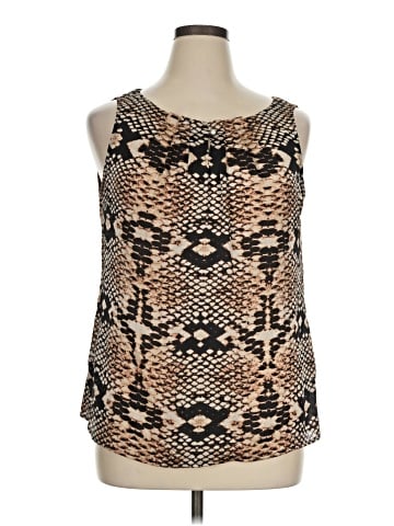 Evan Picone Sleeveless Blouse (view 1)