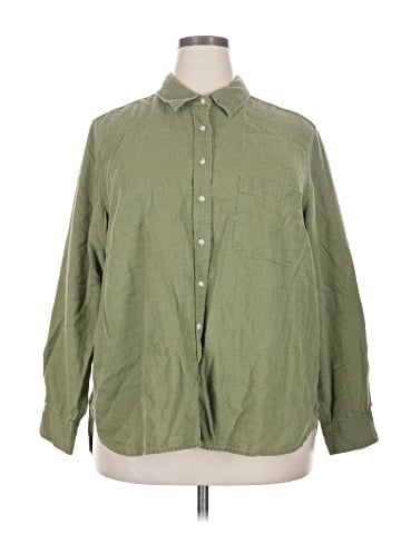 Universal Thread Long Sleeve Button-Down Shirt (view 1)
