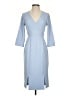 L.K. Bennett Blue Casual Dress Size 2 - photo 1