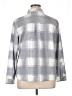 32 Degrees Checkered-gingham Gray Long Sleeve Button-Down Shirt Size XL - photo 2