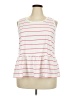 Torrid 100% Cotton White Sleeveless Top Size 2X Plus (2) - photo 1