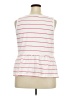 Torrid 100% Cotton White Sleeveless Top Size 2X Plus (2) - photo 2