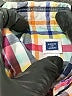 Janie and Jack 100% Cotton Plaid Yellow Long Sleeve Button-Down Shirt Size 18-24 mo - photo 3