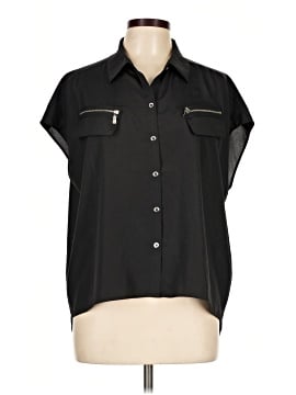 Black Label By Chico's Short Sleeve Blouse