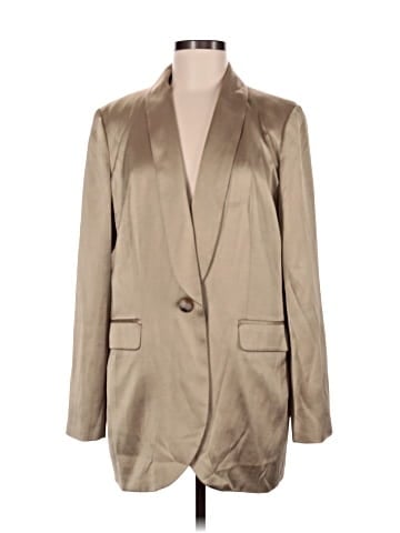 Madewell Satin Oversized Blazer (view 1)