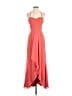 David's Bridal 100% Polyester Red Cocktail Dress Size 2 - photo 1