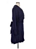 Just Fab 100% Rayon Blue Casual Dress Size XL - photo 4