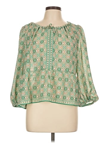 Max Studio 3/4 Sleeve Blouse (view 1)