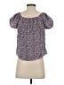J.Crew 100% Viscose Blue Short Sleeve Blouse Size XXS - photo 2