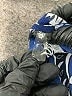 White House Black Market 100% Polyester Blue Kimono Size XS - photo 8