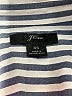 J.Crew 100% Viscose Stripes Blue Long Sleeve Blouse Size XS - photo 7