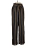 Xhilaration 100% Polyester Stripes Gold Black Casual Pants Size S - photo 1