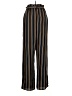Xhilaration 100% Polyester Stripes Gold Black Casual Pants Size S - photo 2