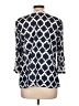 Talbots Blue 3/4 Sleeve Blouse Size Lg Petite - photo 2