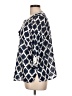 Talbots Blue 3/4 Sleeve Blouse Size Lg Petite - photo 5