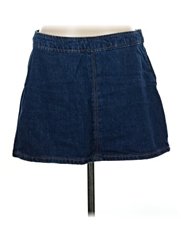 Zara Denim Skirt (view 1)