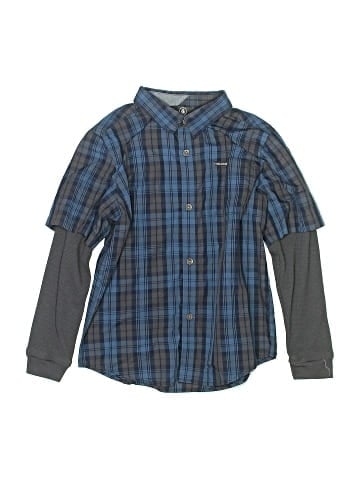 Volcom Long Sleeve Button-Down Shirt (view 1)