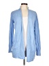 Eileen Fisher Marled Solid Blue Cardigan Size L - photo 1