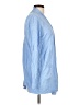 Eileen Fisher Marled Solid Blue Cardigan Size L - photo 4