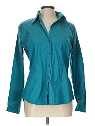 New York & Company Long Sleeve Button-Down Shirt (view 1)