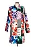 Joseph Ribkoff Floral Graphic Polka Dots Stripes Multi Color Purple Jacket Size 10 - photo 1