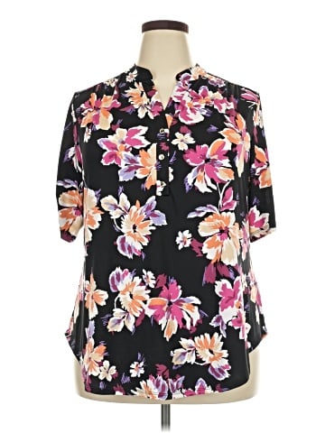 Perseption Concept 3/4 Sleeve Blouse (view 1)