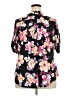 Perseption Concept Floral Black 3/4 Sleeve Blouse Size 2X - photo 2