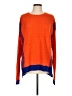 Mittoshop 100% Acrylic Color Block Orange Pullover Sweater Size L - photo 1