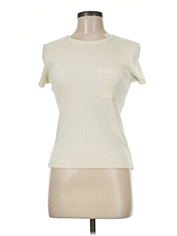 Madewell Garment-Dyed Ribbed Crewneck Pocket Tee (view 1)