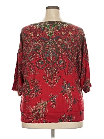Chaps 3/4 Sleeve Blouse (view 2)