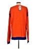 Mittoshop 100% Acrylic Color Block Orange Pullover Sweater Size L - photo 2