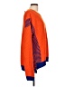 Mittoshop 100% Acrylic Color Block Orange Pullover Sweater Size L - photo 4