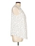 Lee 100% Polyester Ivory Sleeveless Blouse Size L - photo 4
