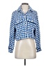 Zara Houndstooth Blue Jacket Size XS - photo 1