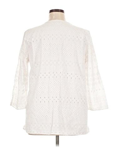 Talbots Outlet 3/4 Sleeve Blouse (view 2)