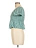 Pink Rose 100% Rayon Teal Short Sleeve Top Size L - photo 5