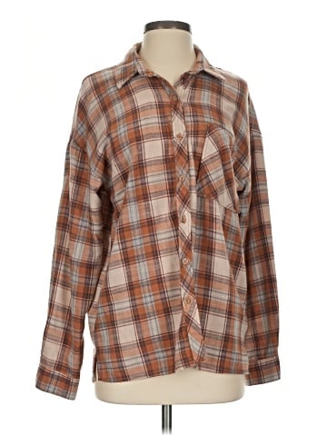 Be Cool Long Sleeve Button-Down Shirt (view 1)