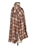 Be Cool Plaid Brown Long Sleeve Button-Down Shirt Size S - photo 4