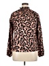 Unbranded 100% Polyester Animal Print Brown Long Sleeve Blouse Size XL - photo 1