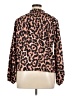 Unbranded 100% Polyester Animal Print Brown Long Sleeve Blouse Size XL - photo 2