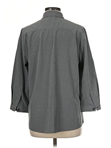 Betabrand 3/4 Sleeve Button-Down Shirt (view 2)